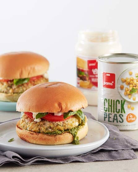 Chickpea burgers