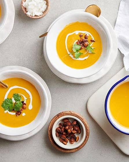 Thai-inspired pumpkin soup