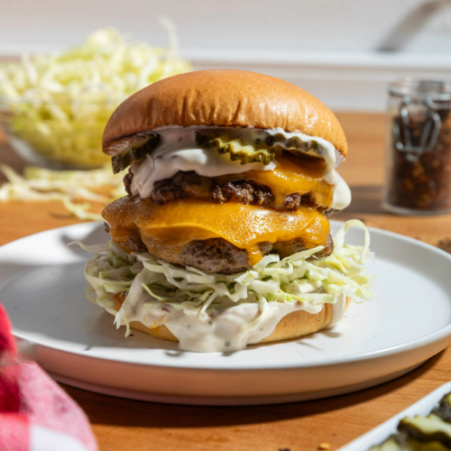 Spicyranchgarliccheeseburger