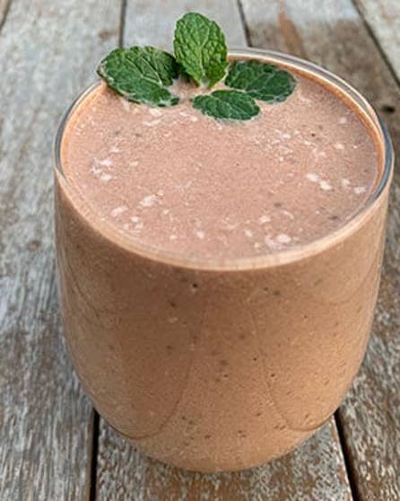 Choc mint smoothie