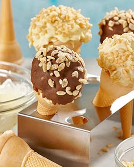 Crispy ice choc-tops