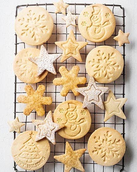 Shortbread Christmas stars