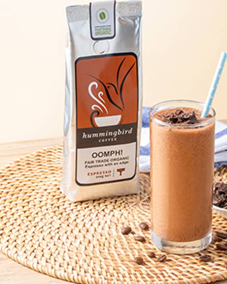 Triple chocolate mocha smoothie