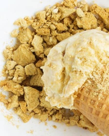 Ingrid's ginger-crunch ice cream