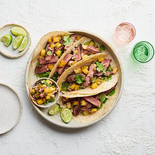 Steak Tacos Pineapple