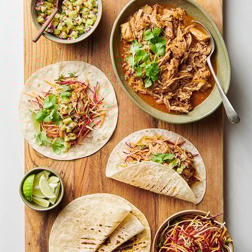 Pulled pork tacos