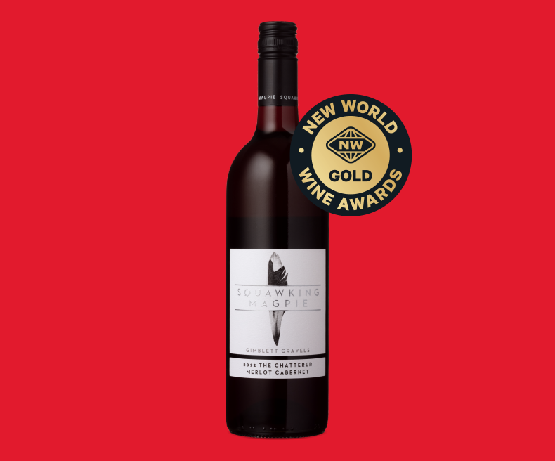 Squawking Magpie The Chatterer Merlot Cabernet 2022
