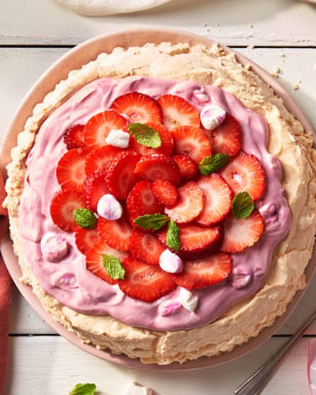 Ambrosia pavlova topping