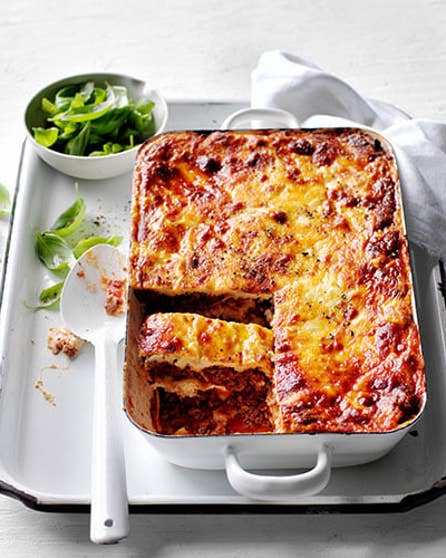 Go-to classic beef mince lasagne