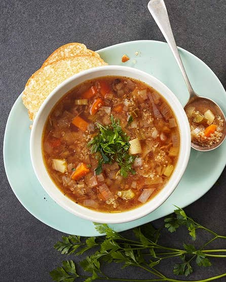Slow cooker vege soup