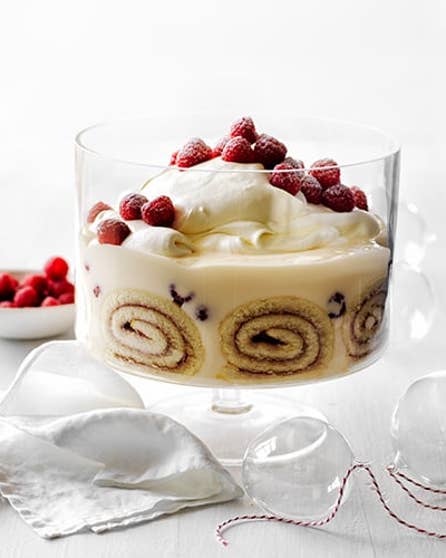 Raspberry trifle