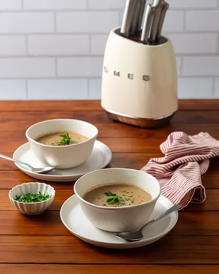 Creamy mushroom and smoked paprika soup