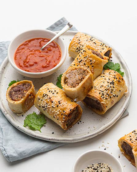 Mexican inspired sausage rolls