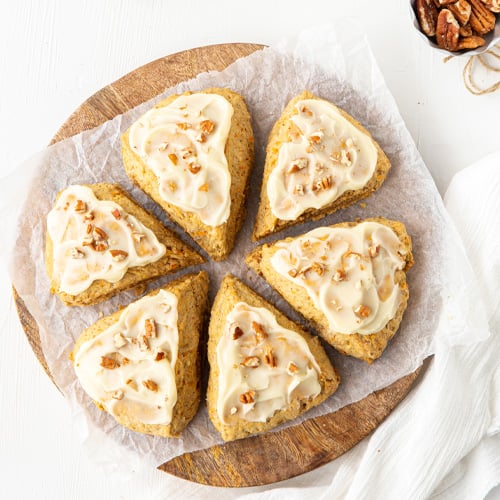 Carrot cake scones