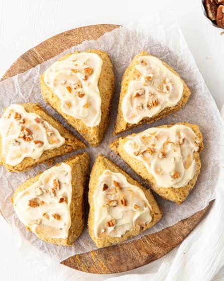 Carrot cake scones