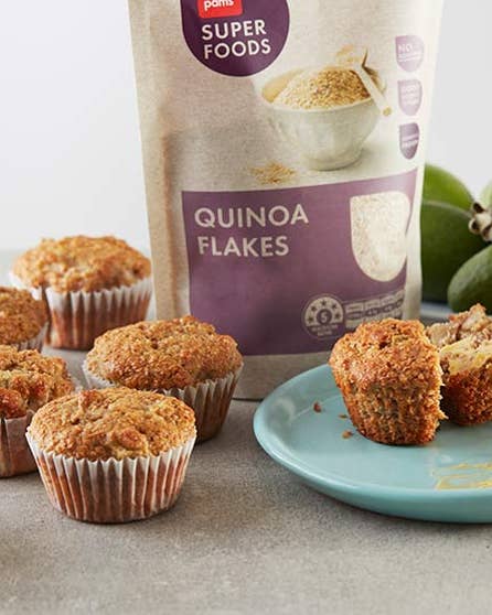 Feijoa breakfast muffins