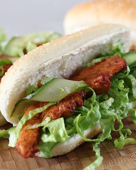 Friday night smoky chicken sub