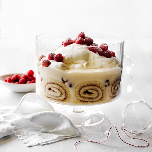 Raspberry trifle