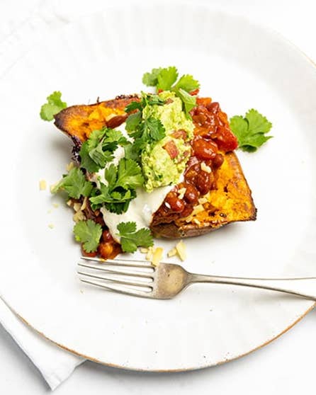 Mexican inspired loaded kumara