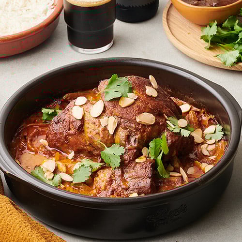 Slow cooked Indian spiced lamb