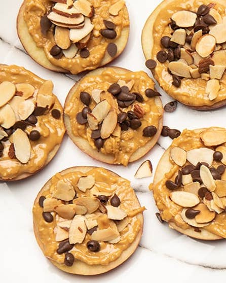 Peanut butter apple slices