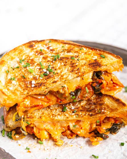 Korean style grilled cheese