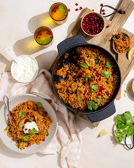 Indian inspired one-pot chicken