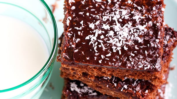 Easter chocolate slice