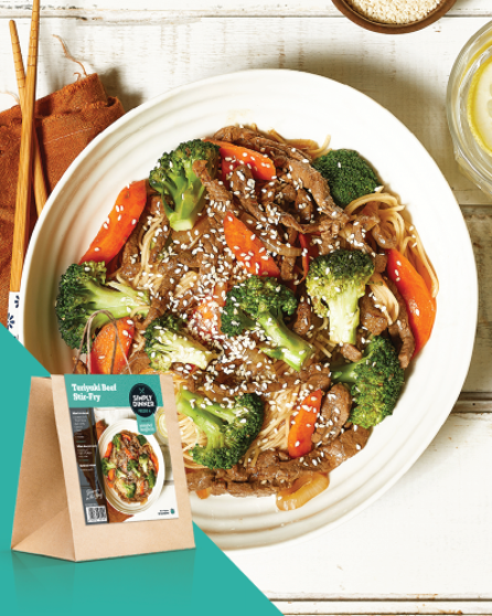 Teriyaki beef stir-fry