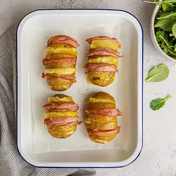 HamCheeseStuffedBakedPotatoes500x500v2