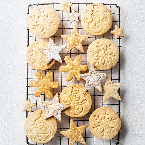 Shortbread Christmas stars