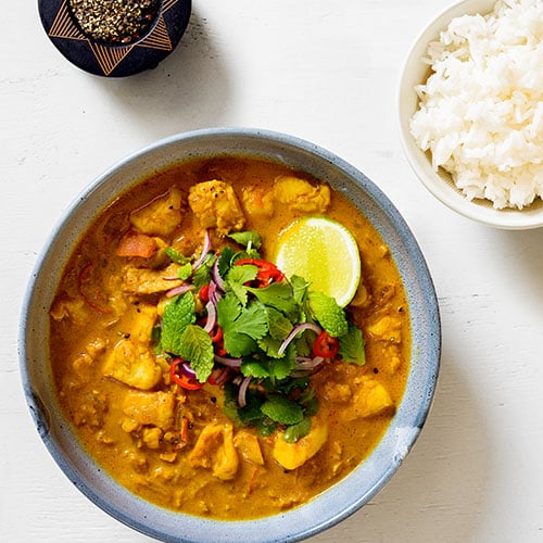 Fast Fijian Fish Curry