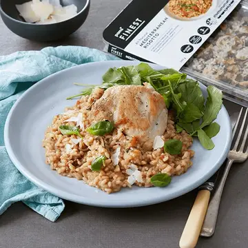 Mediterranean Risotto with Chicken