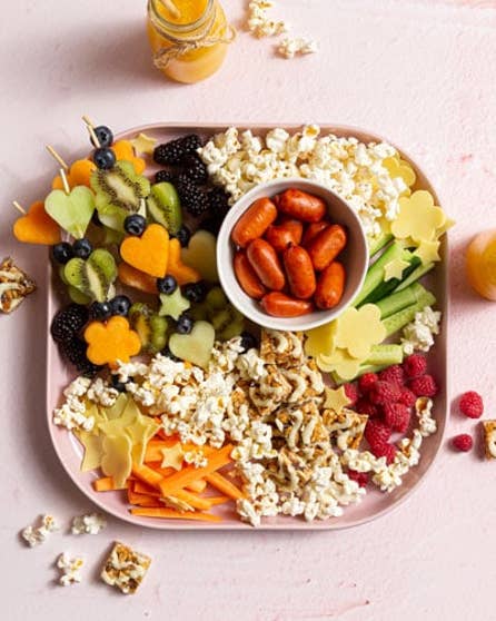 Kid-friendly grazing platter