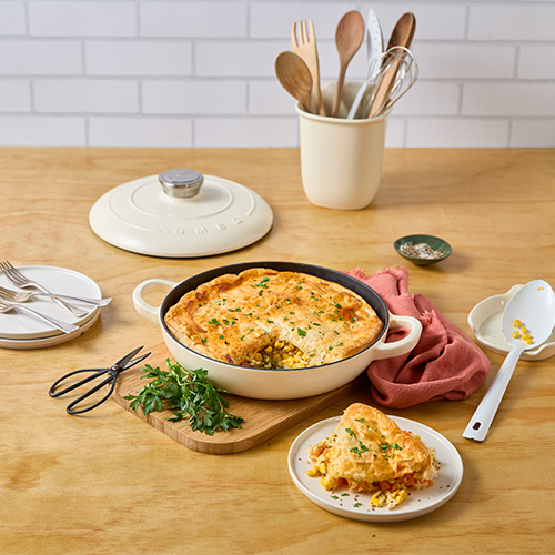 Easy chicken and corn pie