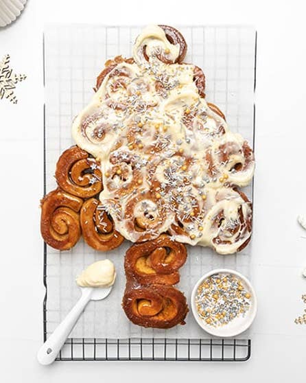 Cinnamon swirl Christmas tree