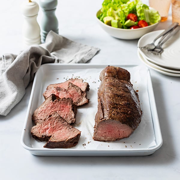 How to cook a whole beef eye fillet in the oven