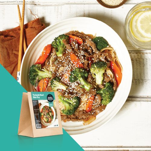 Teriyaki beef stir-fry