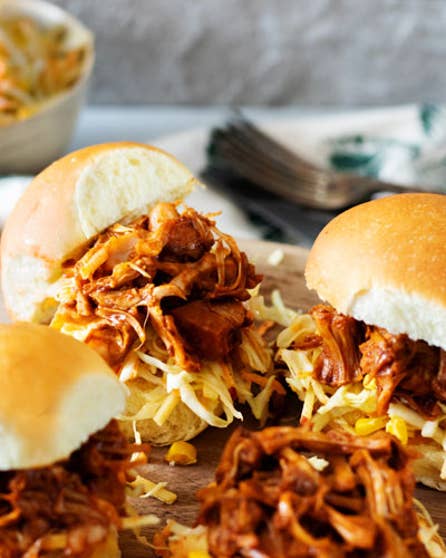 Friday night BBQ sliders
