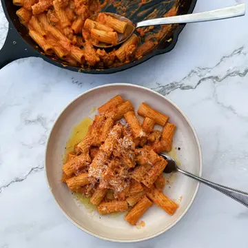 Creamy Tomato Pasta with Tuscan Sausage