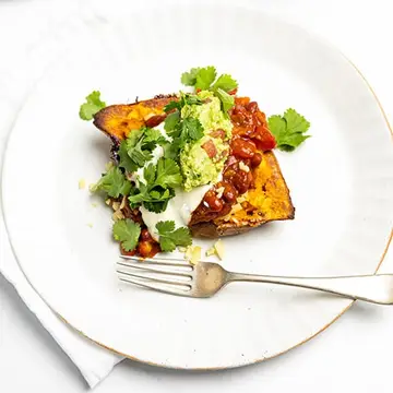 MEXICAN INSPIRED LOADED BAKED KUMARA