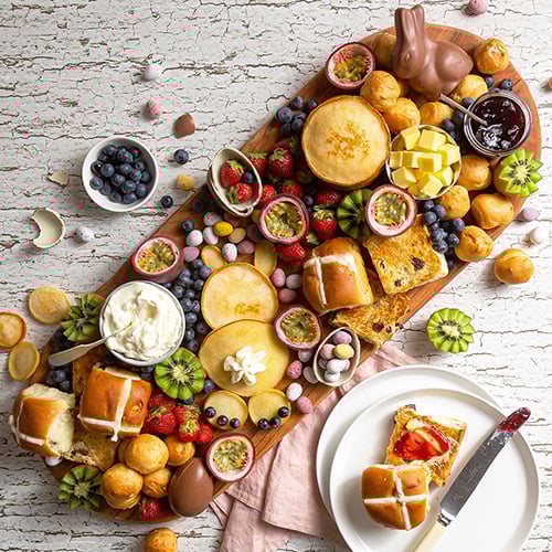 Easter brunch grazing platter