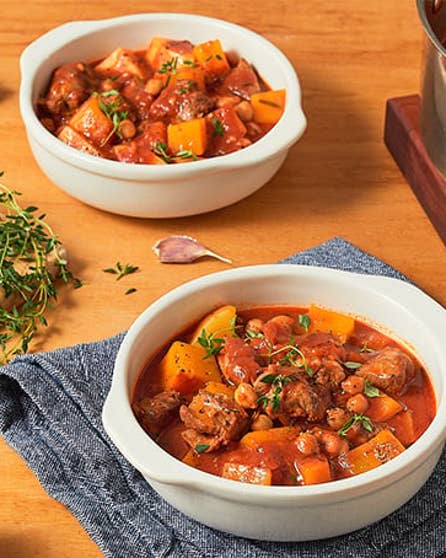 Easy lamb and pumpkin stew