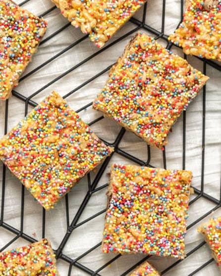 5 ingredient honey bubble slice