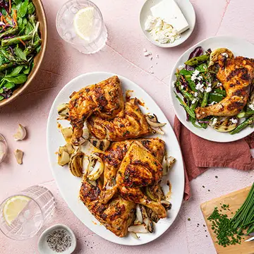 BBQ Chicken with Asparagus