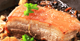 Perfect pork crackling