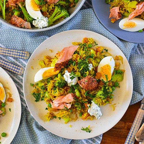 Salmon kedgeree