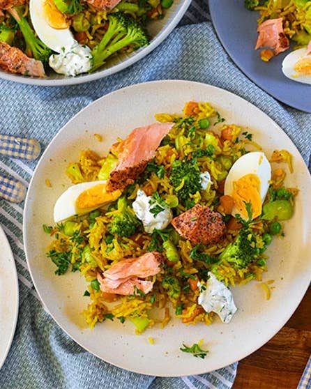 Salmon kedgeree