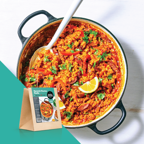 Spanish chorizo paella