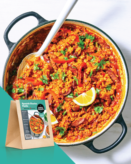 Spanish chorizo paella